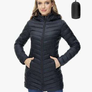 Women's Black Puffer Jacket